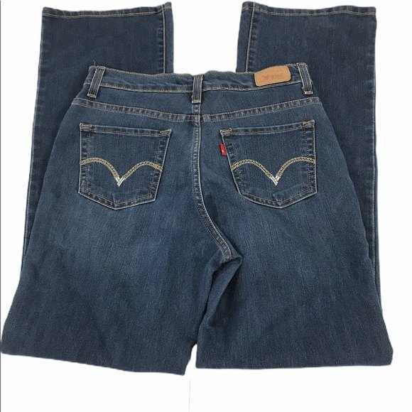 Levi’s 512 Bootcut 5 Pocket Jeans, Dark Blue - Picture 4 of 6